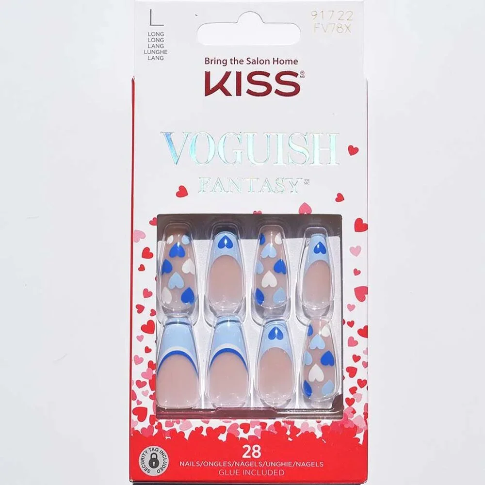 Kiss Gel Fantasy long length Nails  - Dinner For 2